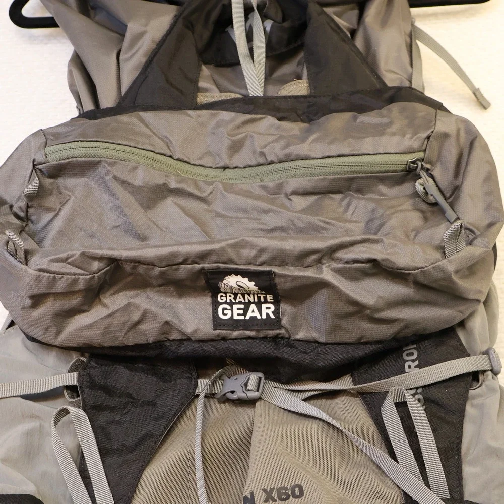 Massdrop x Granite Gear Crown X60 Ultralight Backpacking Pack Gray RE-FIT 60L